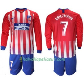 Jalkapallo Pelipaidat Atlético Madrid Griezmann 7 Lasten Kotipaita 2018-2019 Pitkähihainen